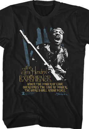 Power Of Love Jimi Hendrix T-Shirt