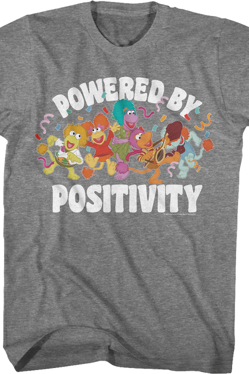 Powered By Positivity Fraggle Rock T-Shirt