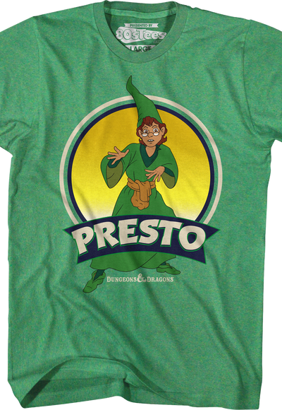 Presto Retro Circle Dungeons & Dragons T-Shirt