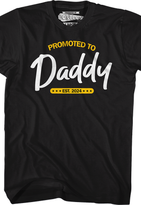 Promoted To Daddy Est. 2024 T-Shirt