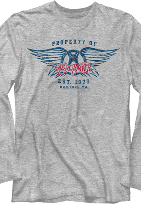 Property Of Aerosmith Long Sleeve Shirt
