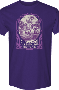 Purple Riverbottom Nightmare Band Emmet Otter T-Shirt