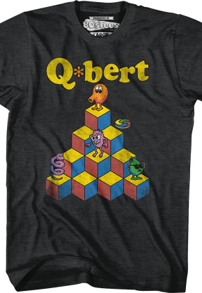 Pyramid Q-Bert T-Shirt