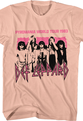 Pyromania World Tour 1983 Def Leppard T-Shirt