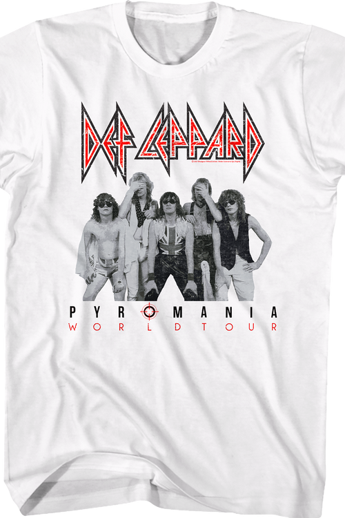 Pyromania World Tour Def Leppard T-Shirt