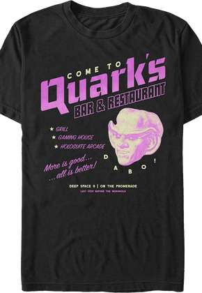 Quark's Bar & Restaurant Star Trek: Deep Space Nine T-Shirt