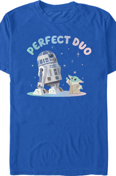 R2-D2 & Grogu Perfect Duo The Mandalorian Star Wars T-Shirt