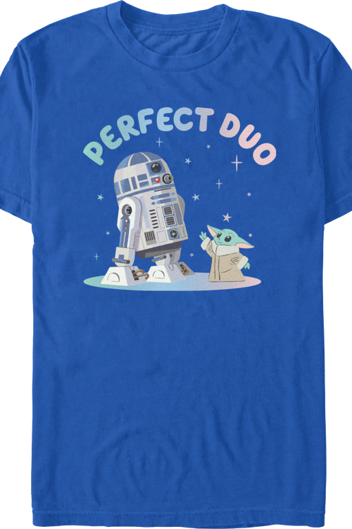 R2-D2 & Grogu Perfect Duo The Mandalorian Star Wars T-Shirt