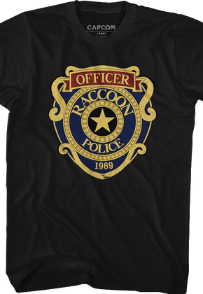 Raccoon City Police Badge Resident Evil T-Shirt