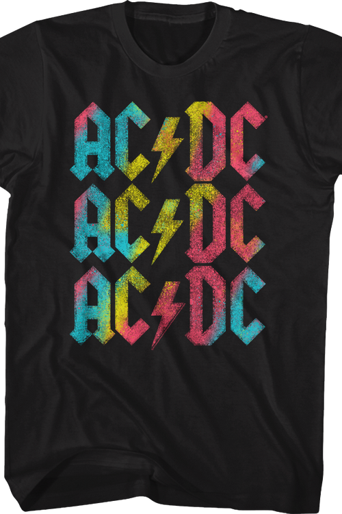 Rainbow Logo ACDC T-Shirt