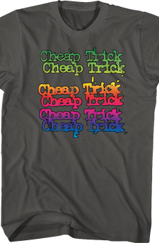 Rainbow Logo Cheap Trick T-Shirt