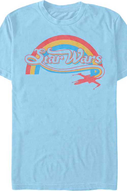 Rainbow X-Wing Logo Star Wars T-Shirt