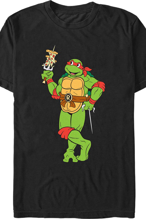 Raphael Pizza Slices Teenage Mutant Ninja Turtles T-Shirt