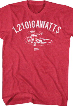 Red 1.21 Gigawatts T-Shirt