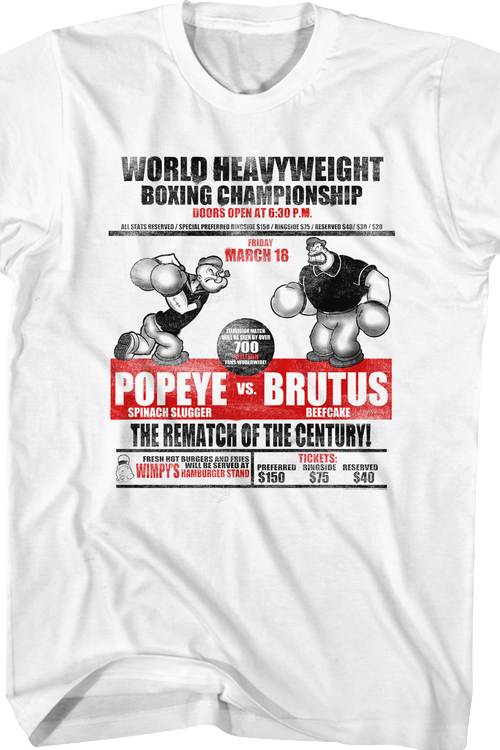 Rematch Of The Century Popeye T-Shirt