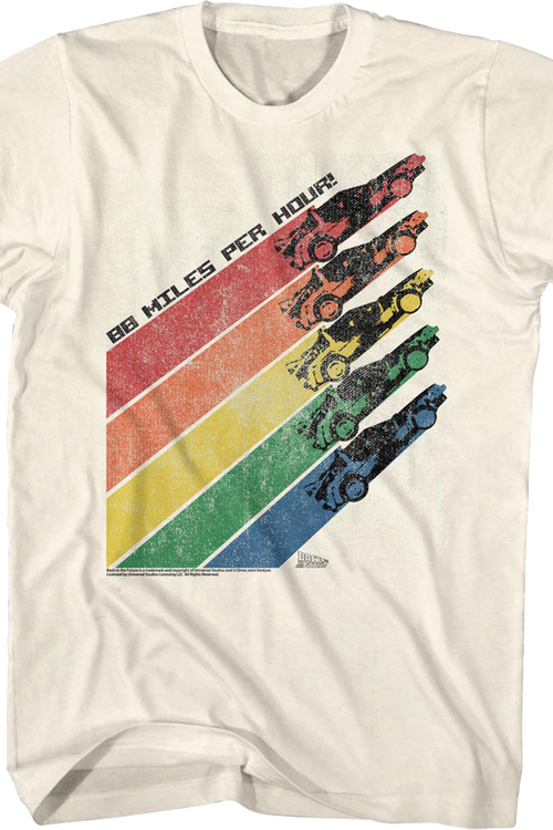 Retro 88 Miles Per Hour Back To The Future T-Shirt