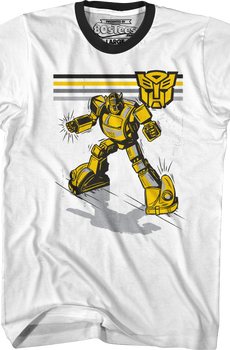 Retro Bumblebee Transformers Ringer Shirt