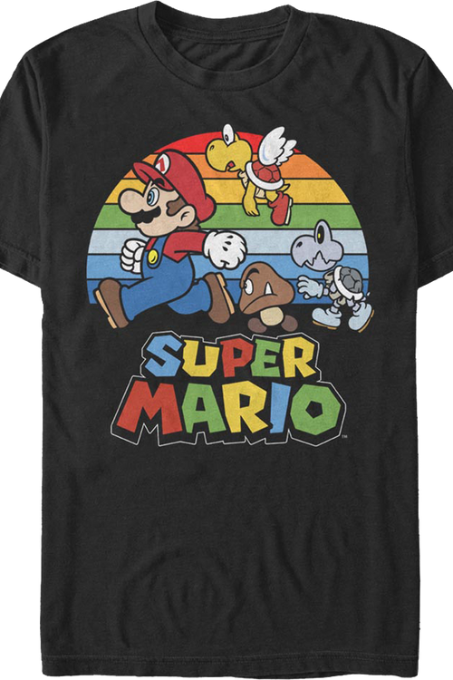 Retro Chase Super Mario Bros. T-Shirt