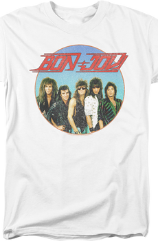 Retro Circle Bon Jovi T-Shirt