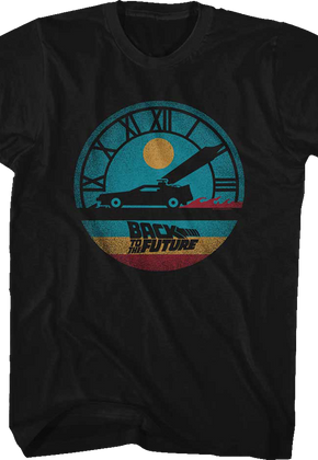 Retro Clock Back To The Future T-Shirt