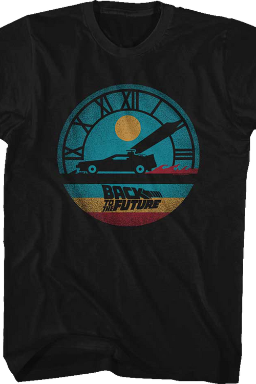 Retro Clock Back To The Future T-Shirt