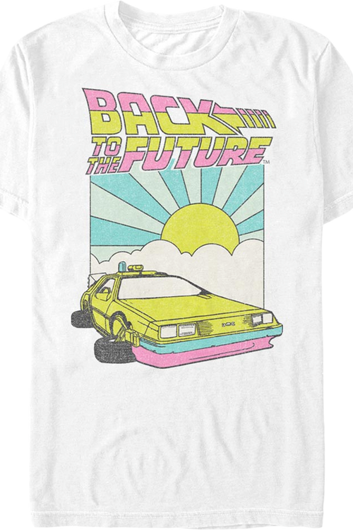 Retro DeLorean Sunshine Back To The Future T-Shirt