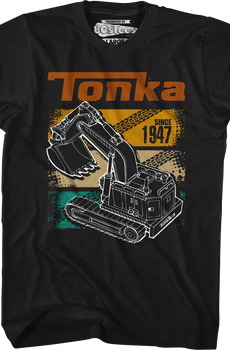 Retro Digger Track Panels Tonka T-Shirt