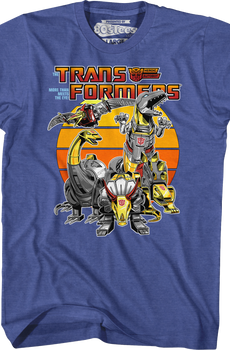 Retro Dinobots Transformers T-Shirt