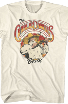 Retro Fiddle Photo Charlie Daniels Band T-Shirt