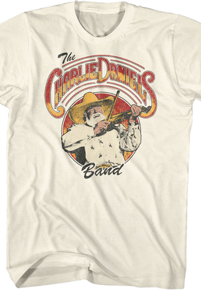 Retro Fiddle Photo Charlie Daniels Band T-Shirt