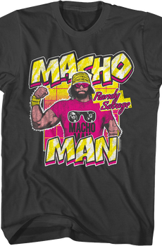 Retro Flex Macho Man Randy Savage T-Shirt