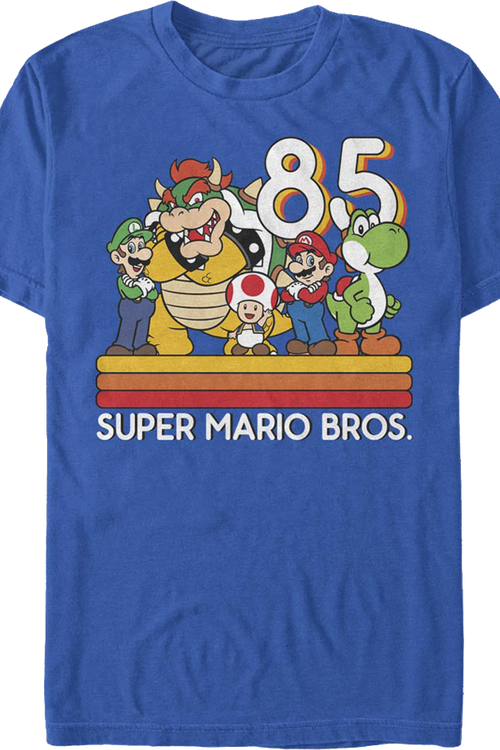 Retro Group Photo Super Mario Bros. T-Shirt