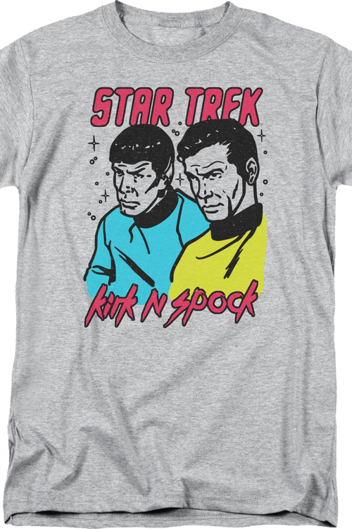 Retro Kirk N Spock Star Trek T-Shirt