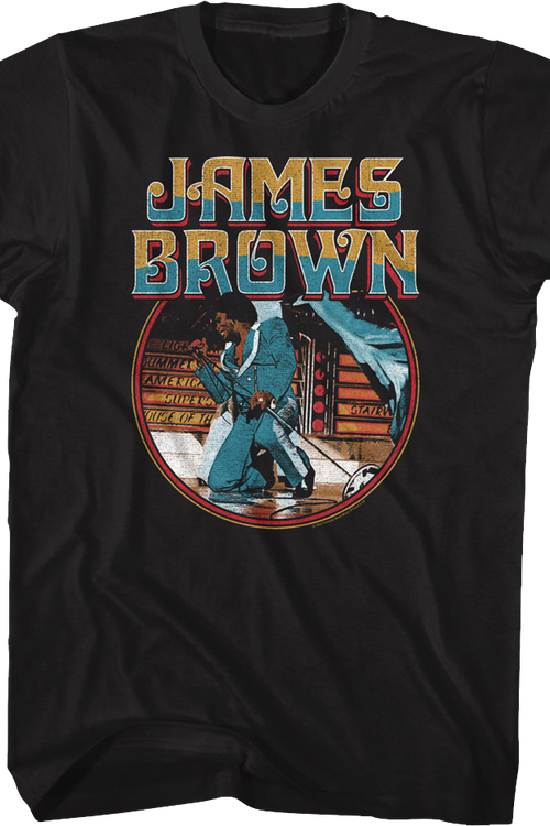 Retro Kneel James Brown T-Shirt