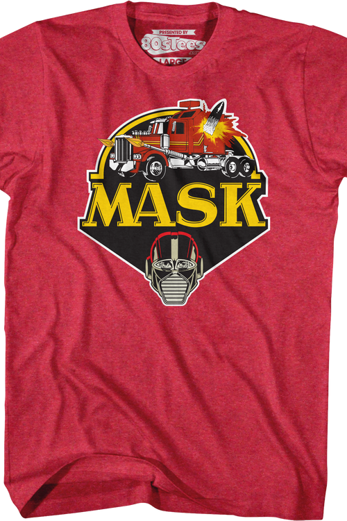 Retro Red Logo MASK Shirt