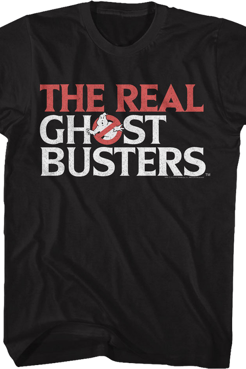 Retro Logo Real Ghostbusters T-Shirt