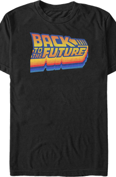 Retro New Wave Logo Back To The Future T-Shirt