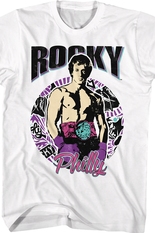 Retro Philly Impression Rocky T-Shirt