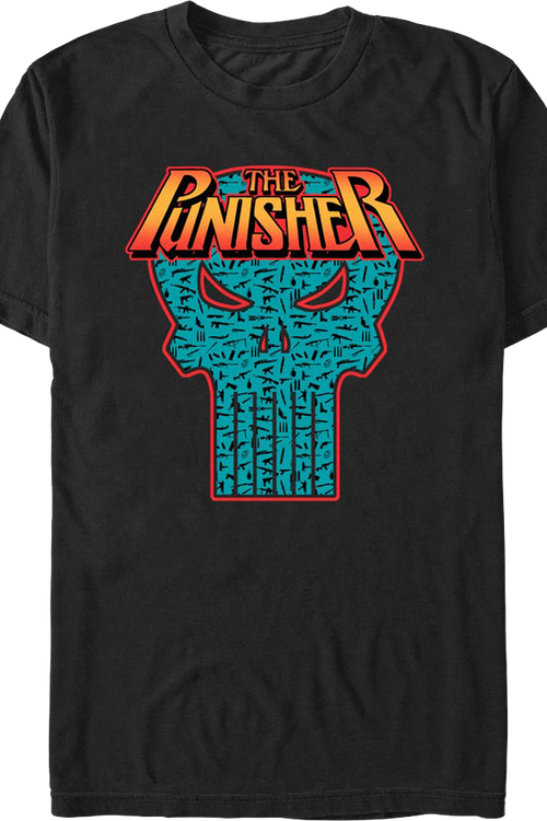 Retro Punisher Skull Marvel Comics T-Shirt