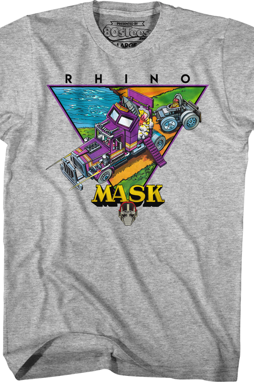 Retro Rhino MASK T-Shirt