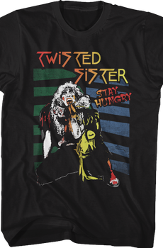Retro Stay Hungry Twisted Sister T-Shirt