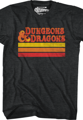 Retro Stripes Dungeons & Dragons T-Shirt