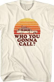 Retro Sunset Ghostbusters T-Shirt