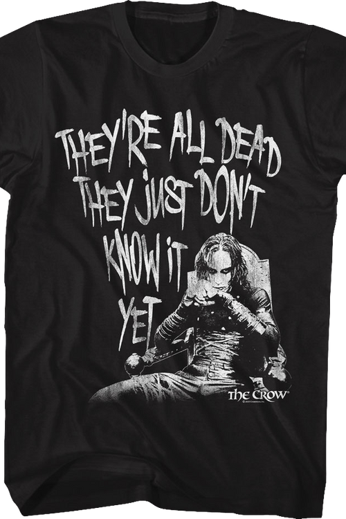 Retro They're All Dead The Crow T-Shirt