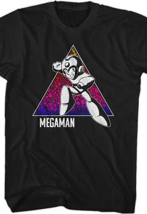 Retro Triangle Mega Man T-Shirt