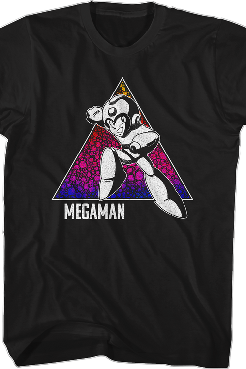 Retro Triangle Mega Man T-Shirt