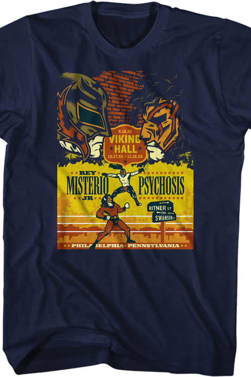 Rey Misterio Jr vs Psychosis Luchador T-Shirt