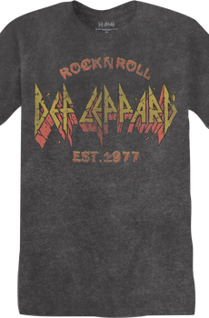 Rock N Roll Est. 1977 Def Leppard T-Shirt