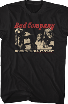 Rock 'N' Roll Fantasy The Very Best Of Bad Company T-Shirt