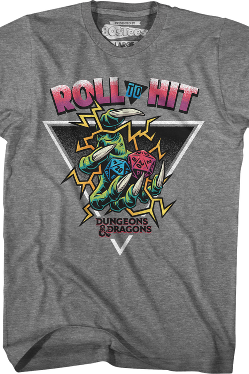 Roll To Hit Dungeons & Dragons T-Shirt